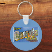 Groeten uit Georgië! Sleutelhanger (Voorkant)