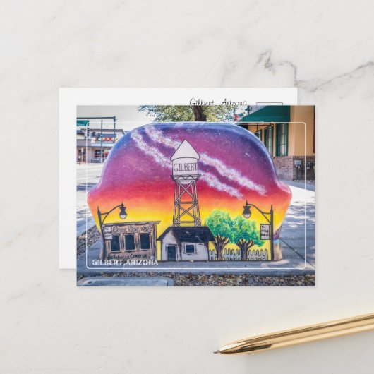 Groeten uit Gilbert, Arizona Briefkaart (Voorkant / Achterkant in situ)