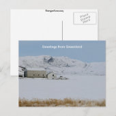 Groeten uit Groenland 14 Briefkaart (Voorkant / Achterkant)