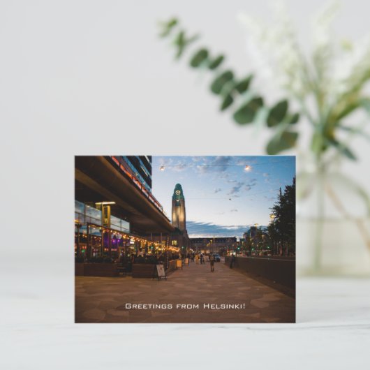 Groeten uit Helsinki Briefkaart (Staand voorkant)