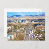 Groeten uit het Briefkaart Boise Idaho (Voorkant / Achterkant)