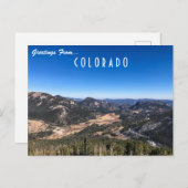 Groeten uit het Briefkaart Colorado (Voorkant / Achterkant)
