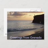 Groeten uit het Briefkaart Grenada (Voorkant / Achterkant)