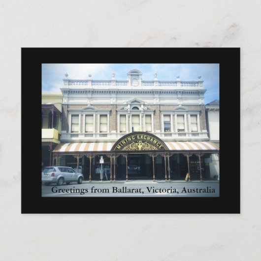 Groeten uit het briefkaart van Ballarat (Voorkant)