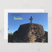 Groeten uit het briefkaart van Barcelona (Voorkant / Achterkant)