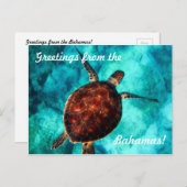 Groeten uit het Briefkaart van de Bahama's (Voorkant / Achterkant)