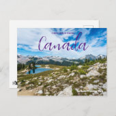 Groeten uit het Briefkaart van het Canada Giribald (Voorkant / Achterkant)