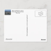 Groeten uit het Briefkaart van het nationale park  (Achterkant)
