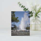 Groeten uit het Briefkaart van het nationale park (Staand voorkant)