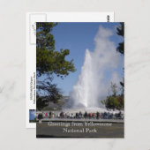 Groeten uit het Briefkaart van het nationale park (Voorkant / Achterkant)