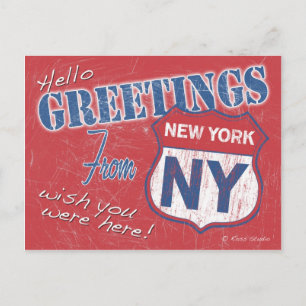 Groeten uit het Briefkaart van New York City