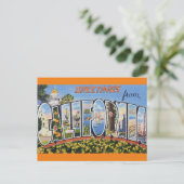 Groeten uit het Californische Briefkaart van de Re (Staand voorkant)