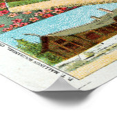 groeten uit het christelijke Oslo Noorwegen Poster (Hoek)