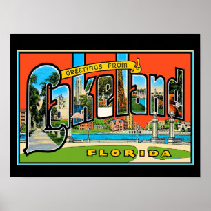 Groeten uit het Lakeland Poster