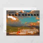 Groeten uit het meer van George Briefkaart (Voorkant / Achterkant)