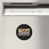 Groeten uit het meer van George New York Magneet (Insitu (Vaatwasser))