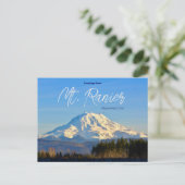 Groeten uit het Mt. Ranier Washington Briefkaart (Staand voorkant)