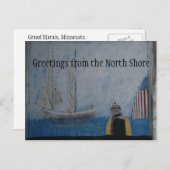 Groeten uit het North Shore Briefkaart (Voorkant / Achterkant)