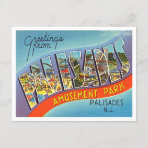 Groeten uit het Palisades Amusement Park, Palisade Briefkaart