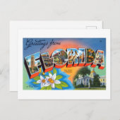  groeten uit het Poster van Florida Briefkaart (Voorkant / Achterkant)