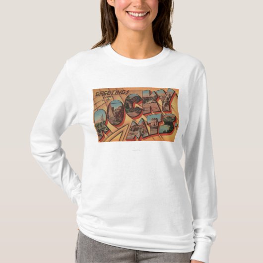 Groeten uit het Rocky-gebergte T-shirt (Voorkant)