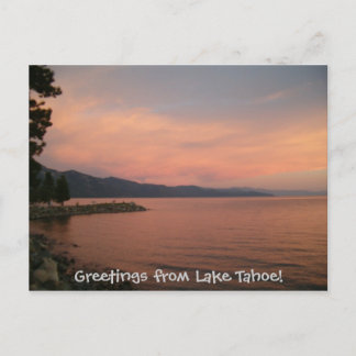 Groeten uit het Tahoe-meer! Briefkaart