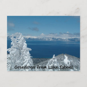 Groeten uit het Tahoe-meer! Briefkaart