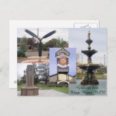 Groeten uit het Wagga briefkaart (Voorkant / Achterkant)