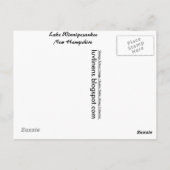 Groeten uit het Winnipesaukee-meer Briefkaart (Achterkant)