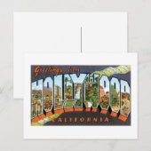 Groeten uit Hollywood! Briefkaart (Voorkant / Achterkant)