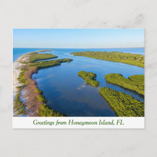 Groeten uit Honeymoon Island, Florida briefkaart