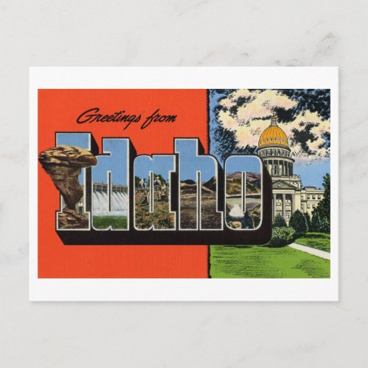  groeten uit Idaho Briefkaart (Voorkant)