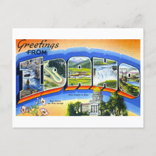 groeten uit Idaho Briefkaart