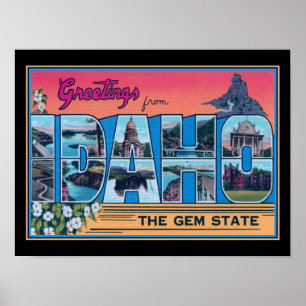 Groeten uit Idaho Poster