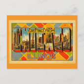 Groeten uit Illinois Briefkaart (Voorkant)