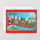 Groeten uit Illinois Briefkaart (Voorkant / Achterkant)
