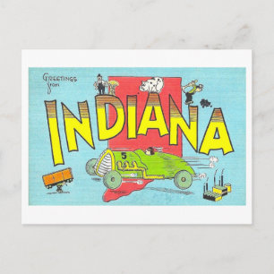 Groeten uit Indiana  Briefkaart