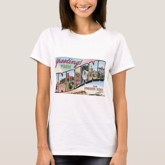 Groeten uit Indiana de Hosier State,  T-shirt (Voorkant)