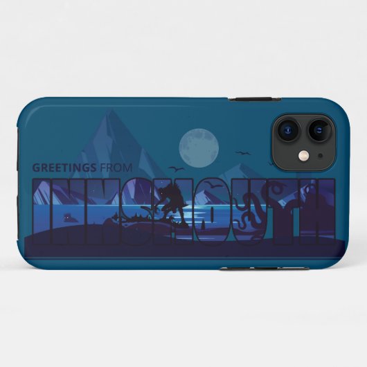 Groeten uit Insmouth Devils Reef Lovecraft Case-Mate iPhone Case (Achterkant (horizontaal))