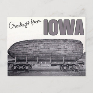 Groeten uit Iowa -  reizen Briefkaart
