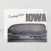 Groeten uit Iowa - reizen Briefkaart (Voorkant / Achterkant)