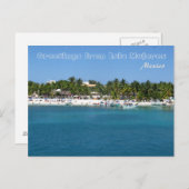 Groeten uit Isla Mujeres, Mexico Briefkaart (Voorkant / Achterkant)