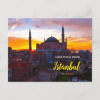 Groeten uit Istanbul Turkije Reisansichtkaart  