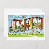  groeten uit Jackson, Mississippi, Briefkaart (Voorkant / Achterkant)