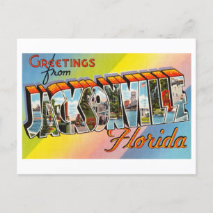  groeten uit Jacksonville, Florida Briefkaart