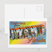 groeten uit Jacksonville, Florida Briefkaart (Voorkant / Achterkant)