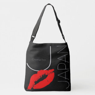 Groeten uit Japan Red Lipstick Love Kiss Crossbody Tas