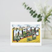 Groeten uit Kansas Briefkaart (Staand voorkant)