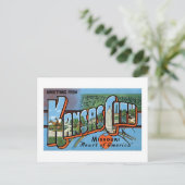 Groeten uit Kansas City! Briefkaart (Staand voorkant)