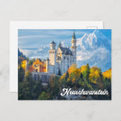 Groeten uit kasteel Neuschwanstein, Duitsland Briefkaart (Voorkant / Achterkant)